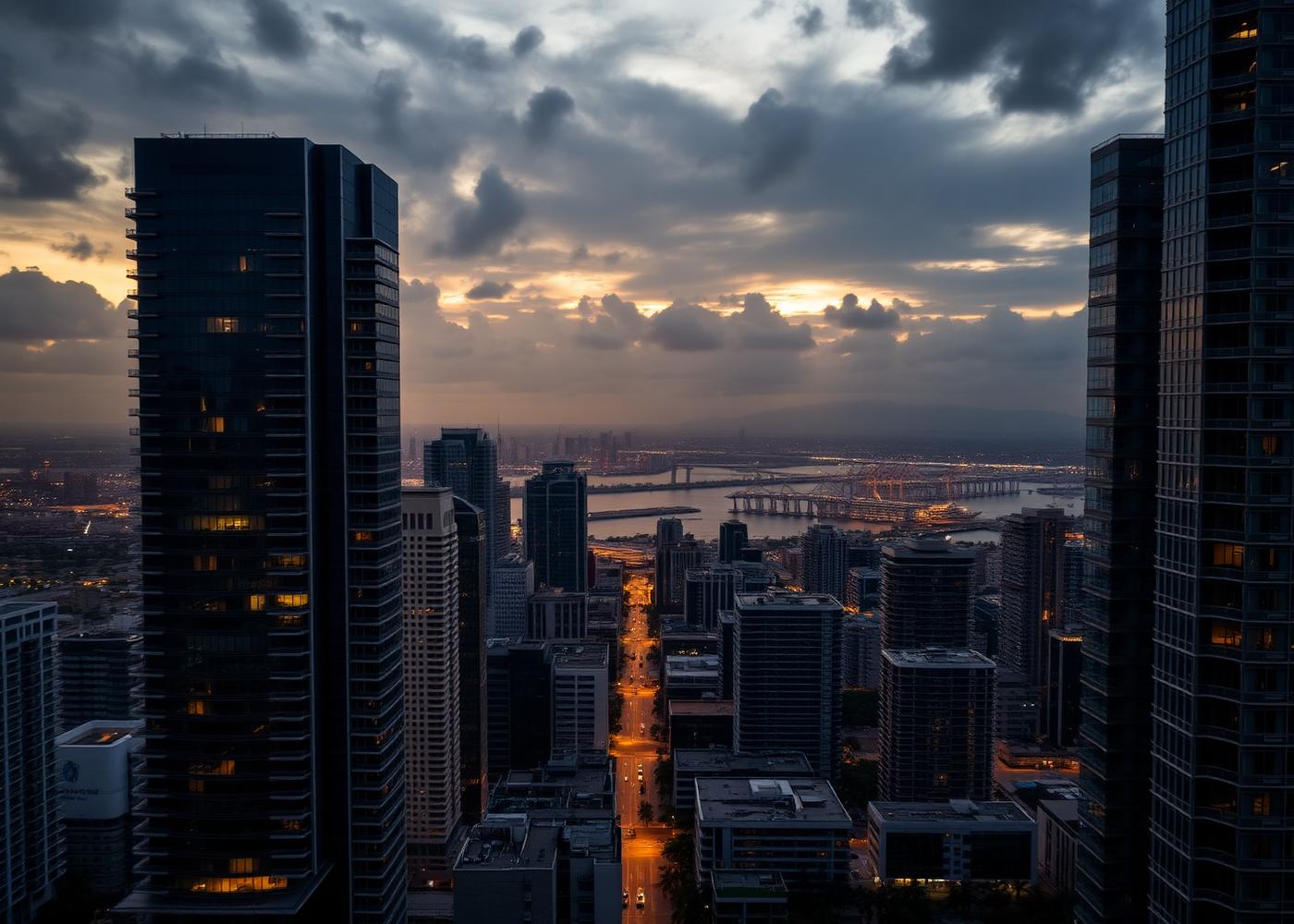Miami South Florida commercial real estate market skyline